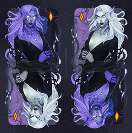 by Morgan Lee (extra eyes are not canon)